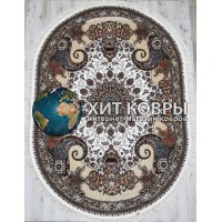 Иранский ковер Rishim 36165 Крем овал